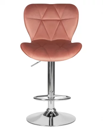 Стул барный ДОБРИН БАРНИ Пудрово-розовый велюр МДЖ9-32 / DOBRIN BARNY MJ9-32_5
