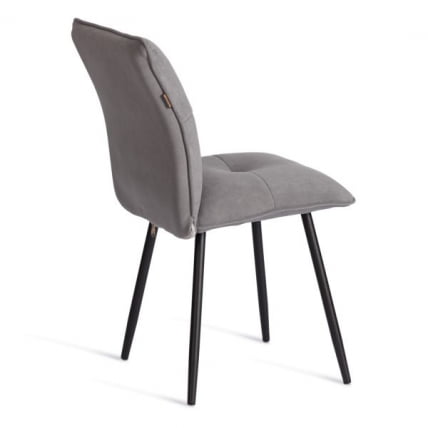 Стул обеденный Свеет велюр, серый/черный, 29, 46х55х88 / Sweet_3
