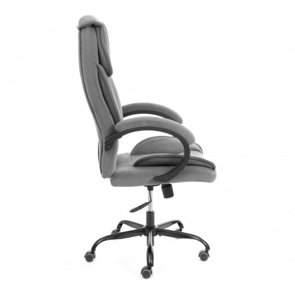 Кресло руководителя ОРЕОН металБЛ велюр, серый, 29 / OREON metalBL_1