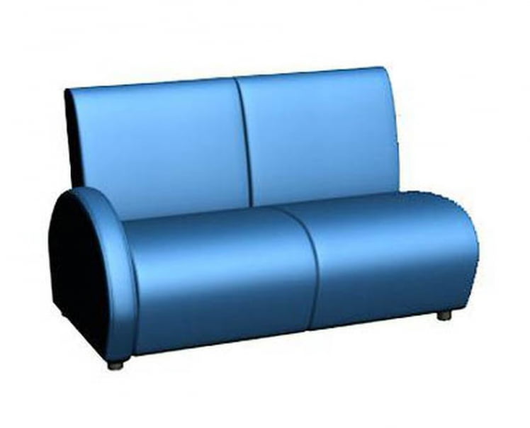 Диван двухместный подлокотник правый Клауд В-600/7 / V-600/7_1