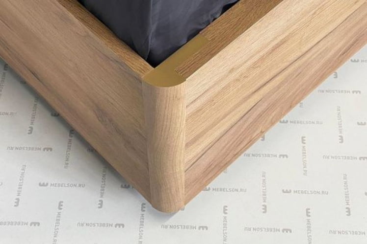 Кровать с подъемным механизмом 160х200 см Адам МСА-06 дуб крафт золотой/грей алькантара (велюр) / MSA-06_5