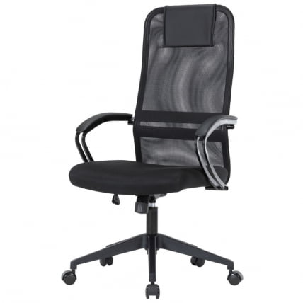 Кресло руководителя Чаирман CХ612 крестовина пластик (М) Черный / Chairman CH612 (M)_1