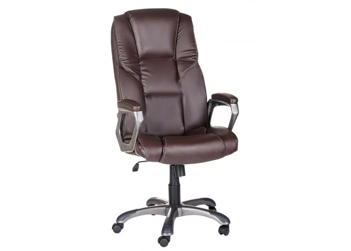 Кресло Одиссей УЛТРА ЛЮКС кож. зам. Коричневый / ULTRA_0