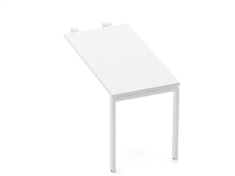 Брифинг-приставка для стола на П-обр.опорах Дека 7.10.12 Белый / Deka_0