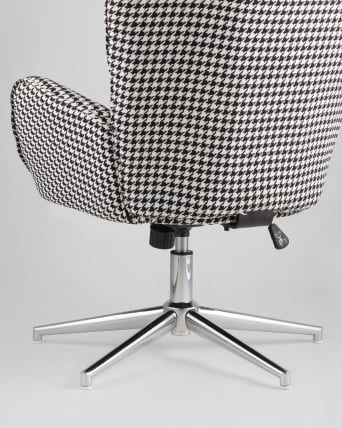 Кресло регулируемое Филадельфия Черно-белое_6