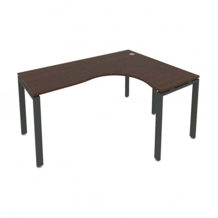 Стол письменный МЕТАЛ СЙСТЕМ БП.СА-4 Пр Венге/Антрацит / METAL SYSTEM_0