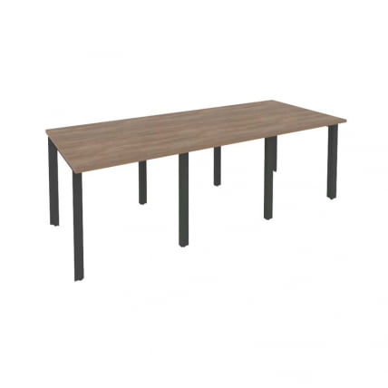 Стол переговорный (3 столешницы) ОНИКС О.МП-ПРГ-3.0 Дуб Аризона/Антрацит / ONIX O.MP-PRG-3.0_0