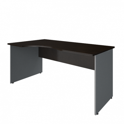 Стол криволинейный левый Рива А.СА-1 Л Венге/Металлик / Riva_0