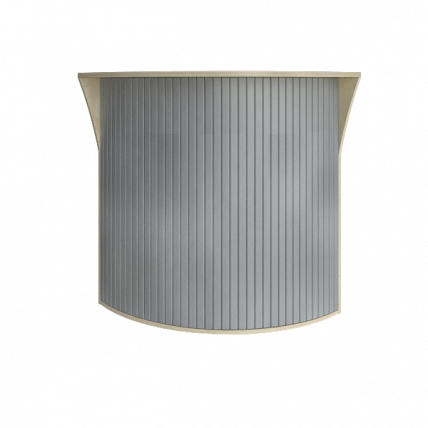 Стойка угловая (радиусный элемент - ролета) Рива А.РС-5.5 Клен / Riva_0