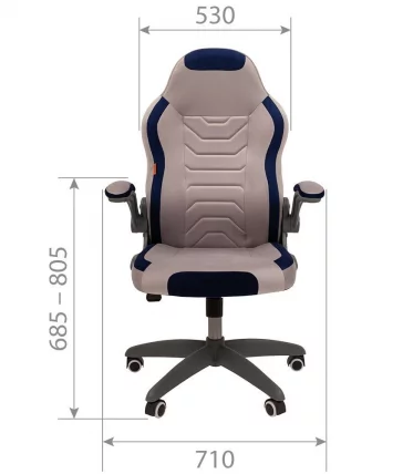 Кресло для геймеров CХАИРМАН ДРАЙВ (ГАМЕ) 50 Св.бежевый-коричневый / CHAIRMAN (GAME)_3
