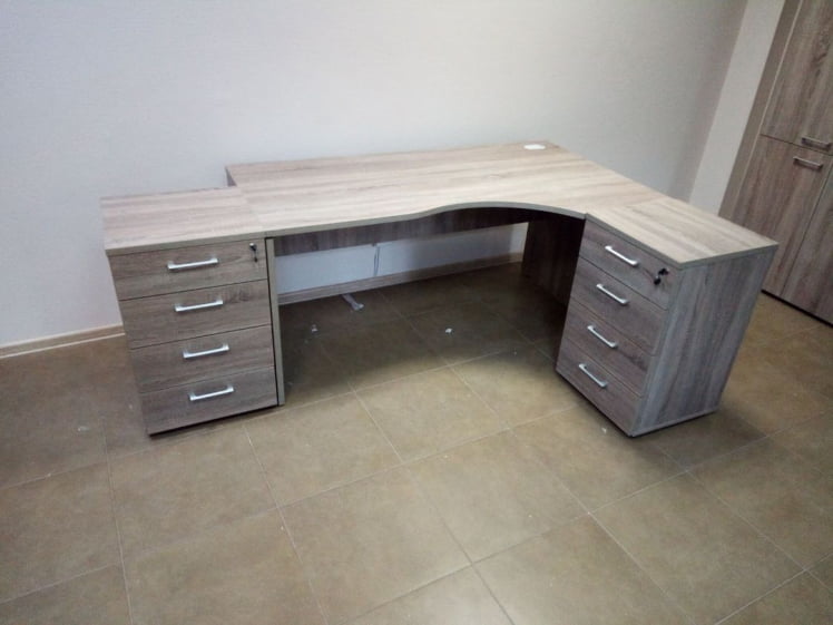 Стол письменный правый КСCЕТ 169 Р (Дуб Сонома) / XCET R_1