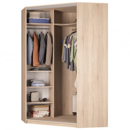 Шкаф-купе ЙА-230х1400-568-3(Венге-ДМ-Д6Д5) / YA-230х1400-568-3(Венге-ДМ-D6D5)_1