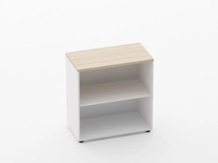 Шкаф 1 широкий открытый Дека 10.08.101 Туя/Белый / Deka_0