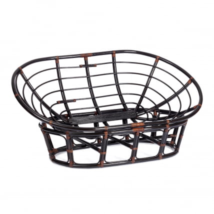 Диван МАМАСАН/МАМАСАН 23/02 В /с подушкой/ подушка 182х119 см, 169х102х80 см, Антикуе бровн (античный черно-коричневый), ткань, коричневый, 3М7 / MAMASAN/МАМАСАН W Antique brown_4