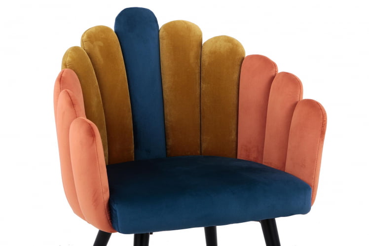 Кресло Камелия велюр Сине-зеленый_6