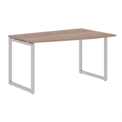 Стол письменный правый КСТЕН-К КСКCТ 149 Р Дуб Сонома Алюминий / XTEN-Q XQCT R_0