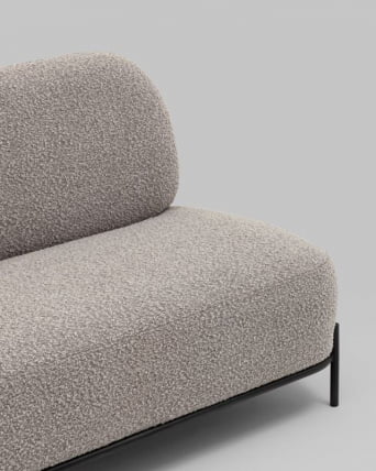 Диван Стоун нев ткань букле серо-бежевый / new_6