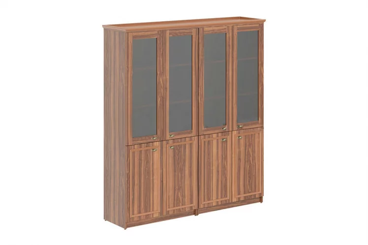 Шкаф высокий 2-х секционный комбинированный РХC 180.2 Орех Даллас / RHC_0