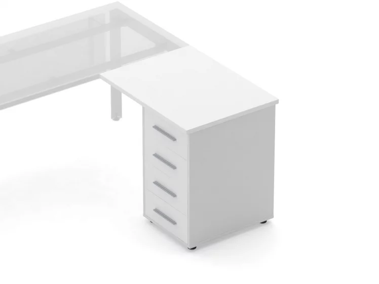 Тумба приставная Дека 9.05.08 Белый / Deka_1