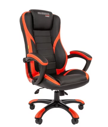 Кресло геймерское CХАИРМАН ДРАЙВ (ГАМЕ) 22 Черный Красный / CHAIRMAN (GAME)_0
