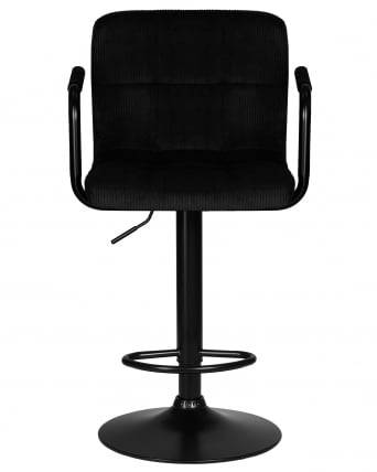 Стул барный ДОБРИН КРУГЕР АРМ БЛАCК (черный вельвет (ЛАР-Е2041-52)) / DOBRIN KRUGER ARM BLACK (LAR-E2041-52))_5