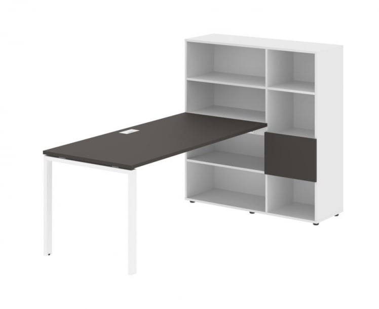 Рабочая станция ЕДИС ЕУРСТ 1217 Мокко Белый Белый / EDIS EURST_0