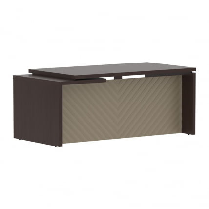 Стол руководителя правый Торр ЛУКС ТЛCТ 189 Р Венге Магия Капучино / Torr LUX TLCT R_0