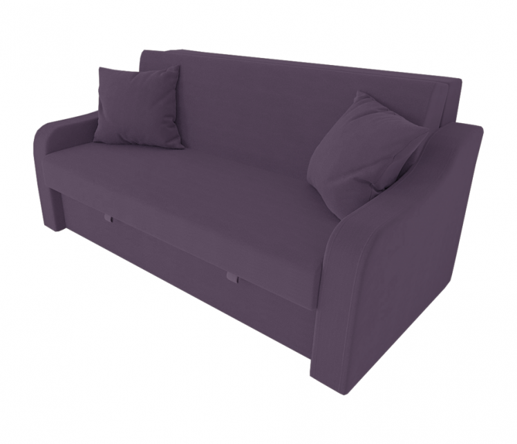 Диван Аккорд Большой (Берхоусе) Цвет фасада: Бордо Велюто 25; Тип: Прямой; Материал фасада: Металл/Велюр / (Berhouse)_0