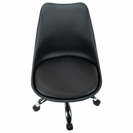 Офисное кресло БРАБИКС Еамес МГ-310 CХ экокожа Черный / BRABIX Eames MG-310 CH_4