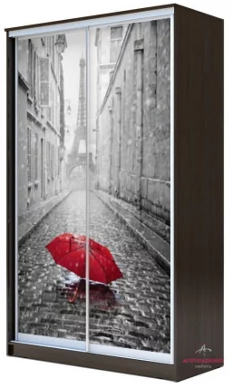 Шкаф-купе Хит-24-17-77 Париж Аруба Венге_0