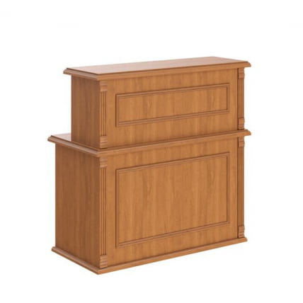 Стойка ресепшен РМС 120 Орех гарда / RMS_0