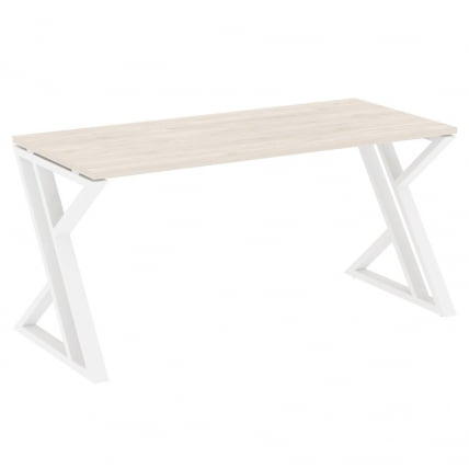 Стол рабочий ЛОФТ ВР.Л-СРЗ-4.7 Металл белый Денвер светлый / LOFT VR.L-SRZ-4.7_0