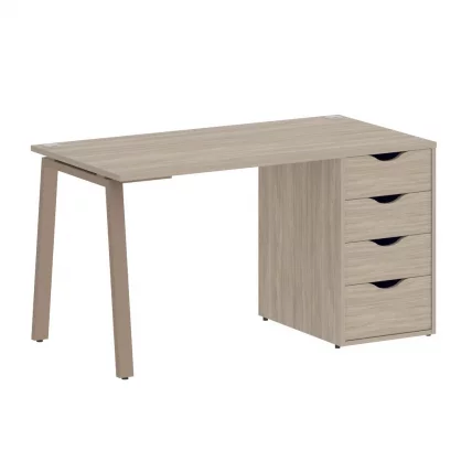 Стол письменный ХОМЕ ОФФИCЕ ВР.СП-3-138.4.А Дуб Аттик/Мокко металл / HOME OFFICE VR.SP-3-138.4.A_0