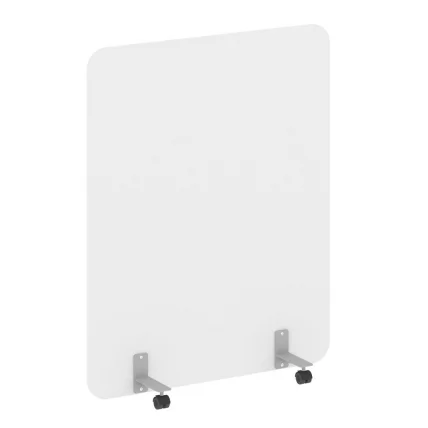 Перегородка на металлических опорах, на роликах Р-лине ДП.Р-120-150 Белый Бриллиант / R-line DP.R-120-150_0