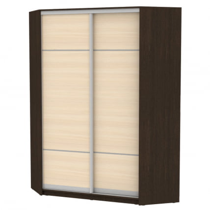 Шкаф-купе ЙА-198х1250-1(Венге-ДМ-Д4Д4) / YA-198х1250-1(Венге-ДМ-D4D4)_0