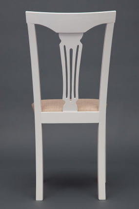 Стул Гермес/ Хермес дерево гевея, 43х49х94см, буттер вхите, ткань песочная (ДЖаффй 104-58) / Hermes butter white, (Jaffy_9