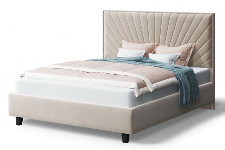 Кровать Леона, 2000кс1600мм, бежевый / 2000x1600мм,_0