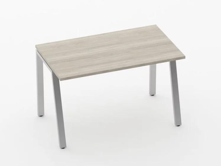 Стол прямой Дека Л-обр. каркас 73.07.12 Дуб Сантана светлый / Deka_0