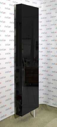 Поворотный шкаф в черном стекле Дриве СП Черный / Drive SP_0