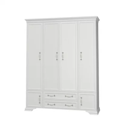Шкаф четырехдверный Грация  ШР-4 Белый_0