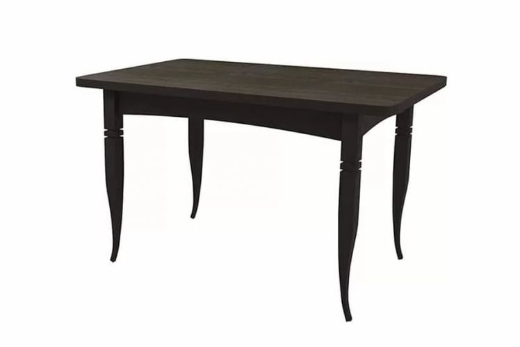 Стол раскладной Ялта-2 с цилиндрическими опорами Венге Анкор темный_0