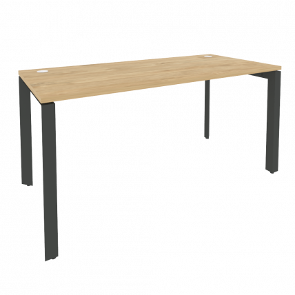 Стол рабочий на П-образном м/к ОНИКС О.МП-СП-4.7 Тиквуд Светлый/Антрацит / ONIX O.MP-SP-4.7_0