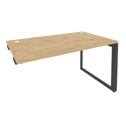 Стол-приставка на О-образном м/к к опорным элементам ОНИКС О.МО-СПР-4.8 Тиквуд Светлый/Антрацит / ONIX O.MO-SPR-4.8_0