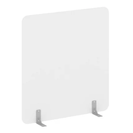 Перегородки на металлических опорах на фетровых подпятниках Р-лине ДП.Ф-140-150 Белый Бриллиант / R-line DP.F-140-150_0