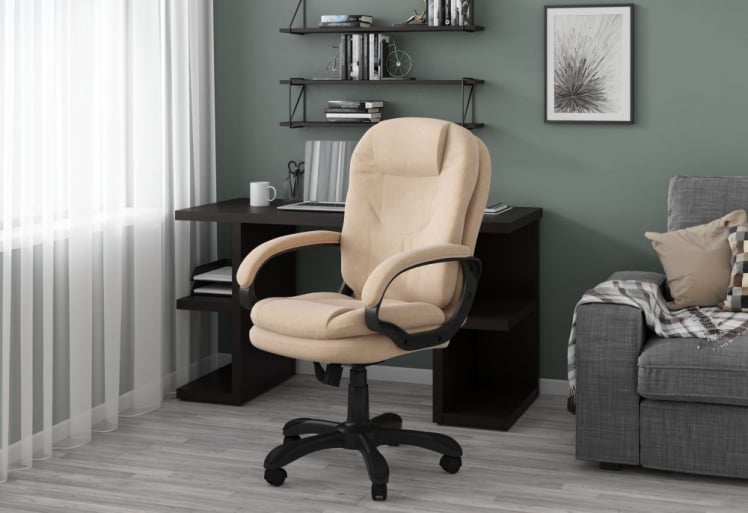 Кресло руководителя CХАИРМАН ДОМ (Хоме) 668 Бежевый / CHAIRMAN (Home)_3