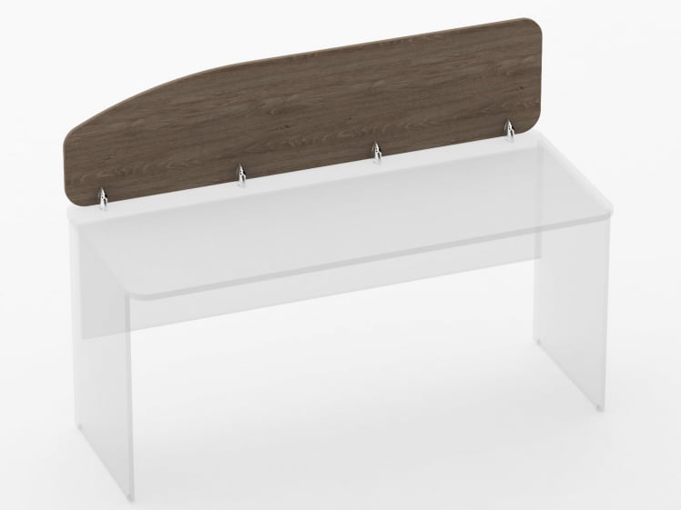 Экран разделительный Глассй 5.12.16 Дуб Верцаска / Glassy_0