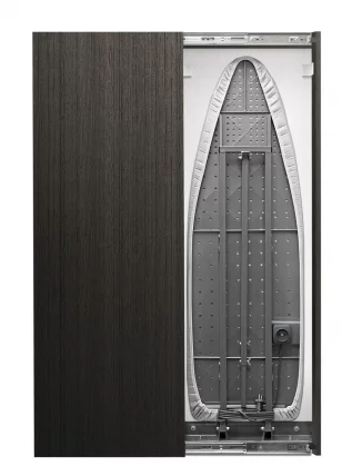 Шкаф со встроенной гладильной доской Ирон Слим Еко (левый, купе) Венге / Iron Slim Eco_0