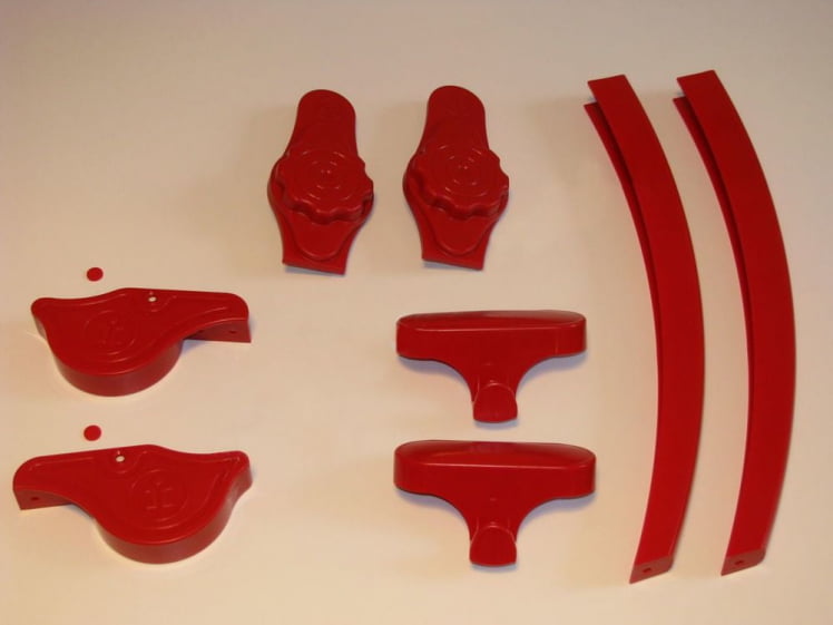 Комплект цветного пластика к парте Елемент 3/80 Красный / Element_0