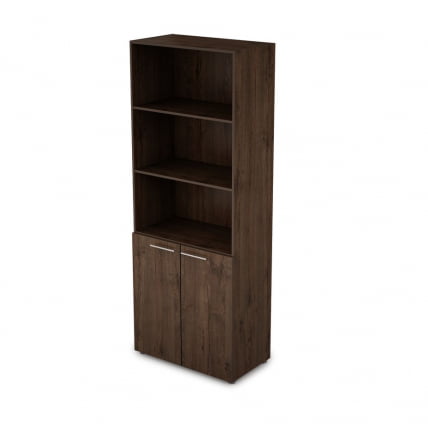 Шкаф стеллаж высокий полузакрытый ТАИМ-МАКС 4Ш.005.2 Брауни / TAIM-MAX_0