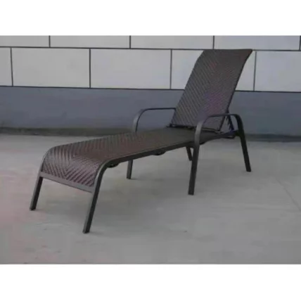 Шезлонг-лежак плетеный Берна А37А Бровн / A37A Brown_0
